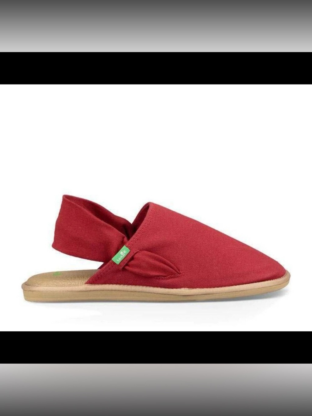 Sanuk Women's Yoga Sling Cruz in Red, Size 8